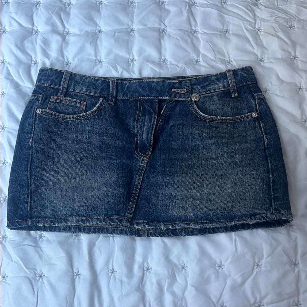 Classic Denim Mini Skirt